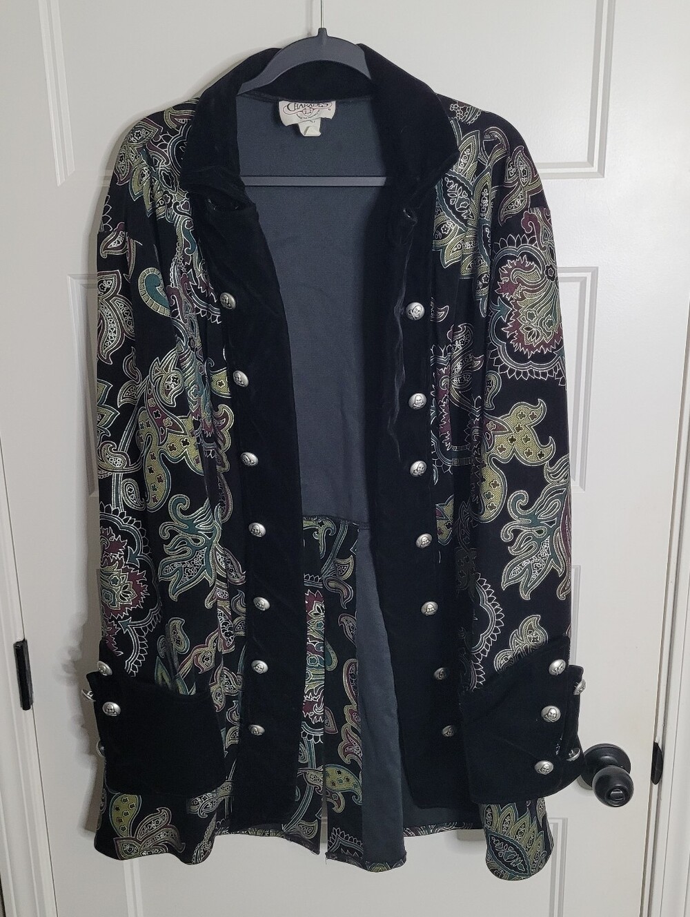 Charades gothic/steampunk pirate-style paisley jacket Size 3X